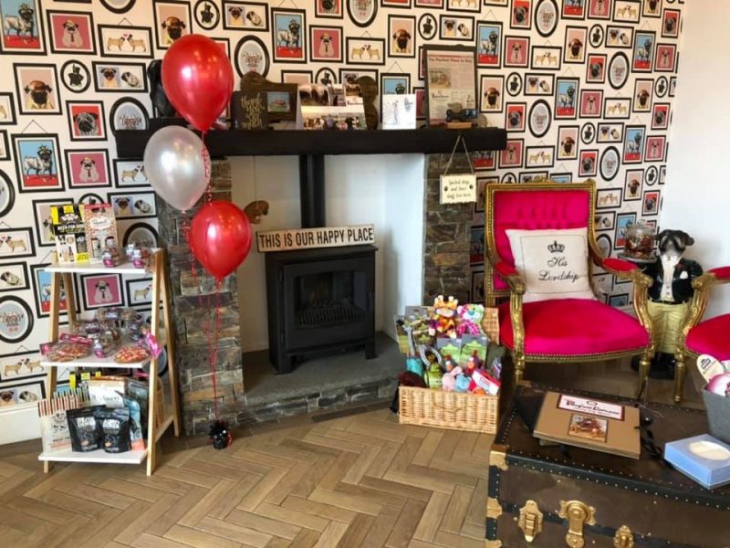 Reception waiting area