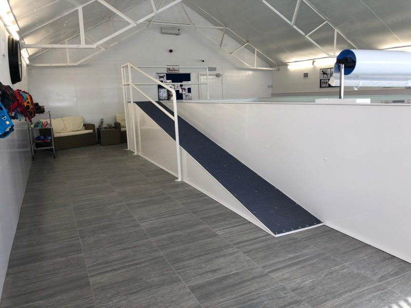 ramp to hydrotherapy pool